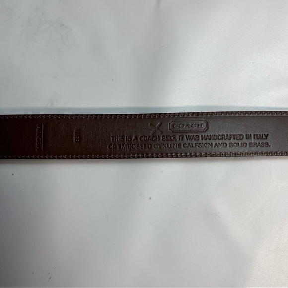 Coach Croc Embossed Calfskin Belt - Picture 4 of 5